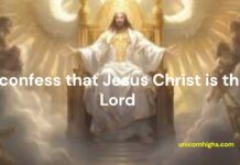 I confess that Jesus Christ is the Lord’s 24/7 jubilant.