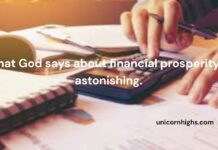 What God says about financial prosperity is astonishing 1st
