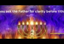 Do you ask the Father 4 clarity before tithing?