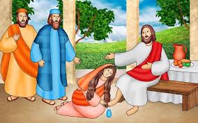 A sinful woman anoints Jesus
