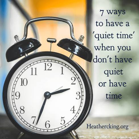 7 Steps to a Quiet Time